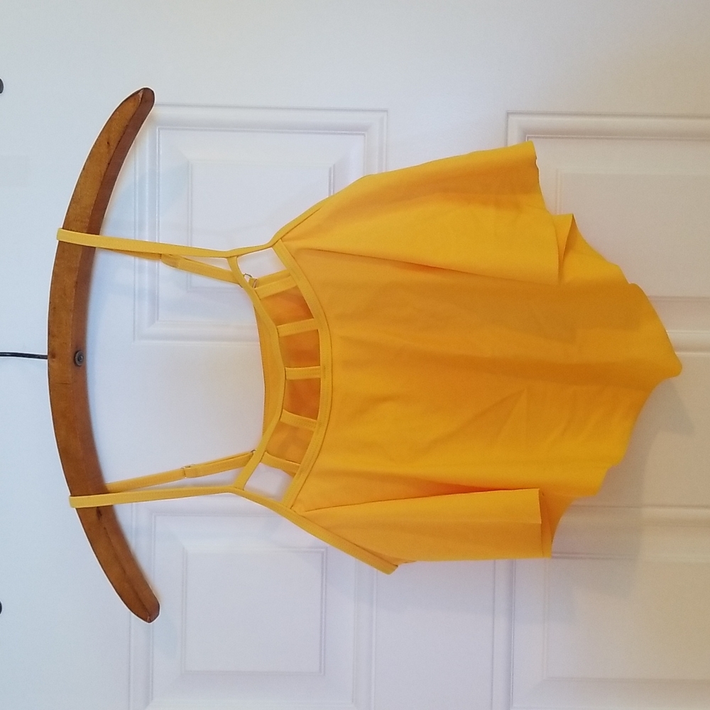 XL ruffle flowy bathing suit top - Picture 2 of 6